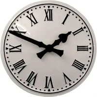 Blackburn Outdoor Clock Service white dial