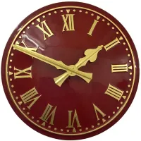 Blackburn Outdoor Clock Service red dial